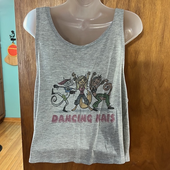Lightweight Tank Top Slightly Cropped Relaxed Fit Insanity L/Xl NWOT - Picture 5 of 6